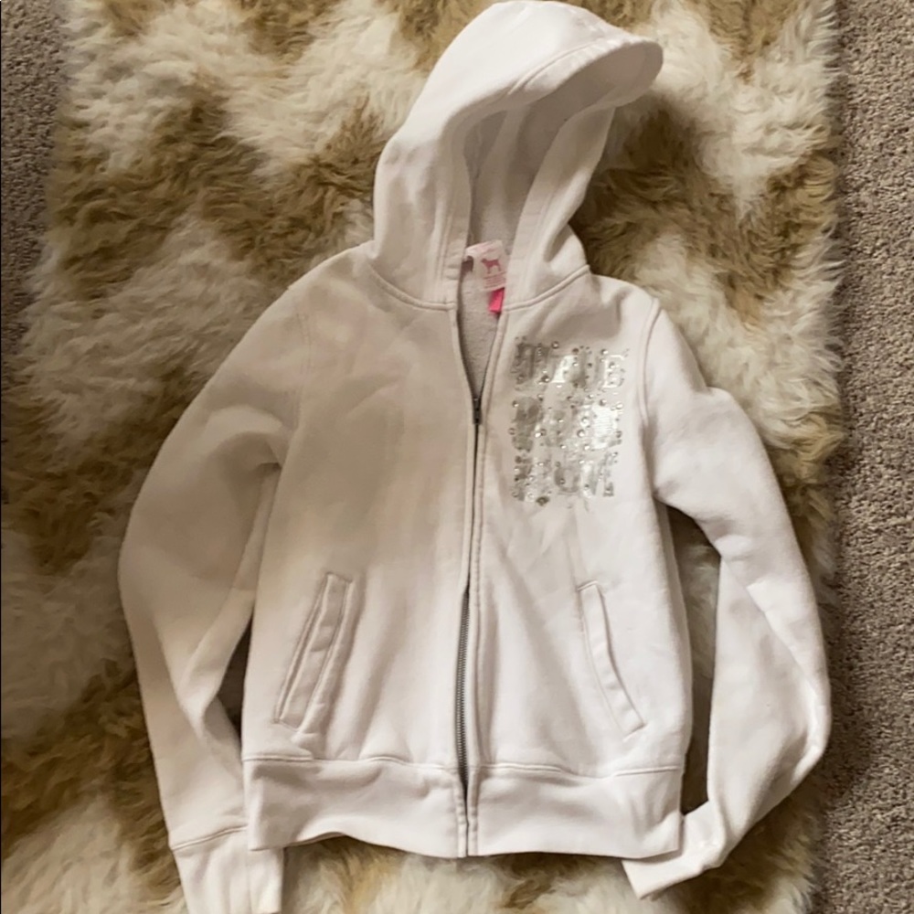 White Bling Hoodie